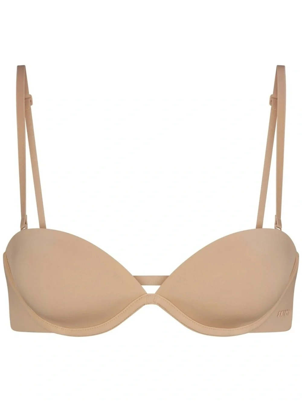 SKIMS Light Beige Strap-Convertible Push-Up Bra